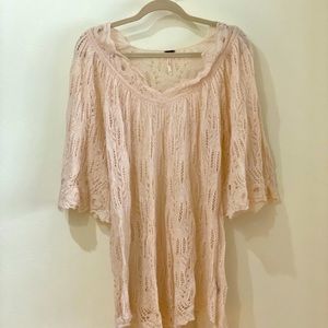 Free People Bell Sleeve Sweater Size S